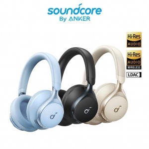 Anker Soundcore Space One 頭戴式主動降噪無線藍牙耳機 (黑/白/藍)