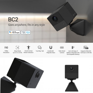 EZVIZ BC2 Wi-Fi 智能家居電池攝像頭