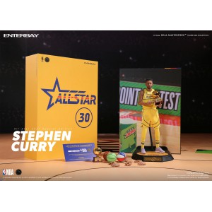ENTERBAY [ SPECIAL EDITION ] 1/6 REAL MASTERPIECE NBA COLLECTION: STEPHEN CURRY ALL-STAR 2021 蠟像級人偶