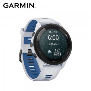GARMIN Forerunner 265 GPS智慧運動手錶 (白色)