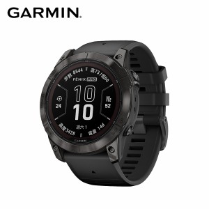 GARMIN Fenix 7X Pro Solar 進階複合式運動GPS腕錶  (石墨灰DLC鈦錶圈/黑色矽膠錶帶)（售罄)