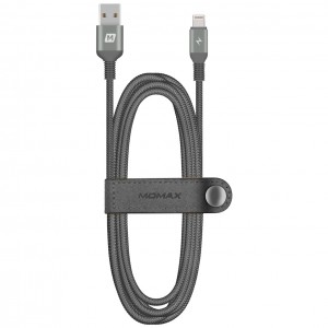Momax Elite Lightning to USB-A 三重編織連接線 (1.2M) DL11 (下單時請備註顏色:黑/白)