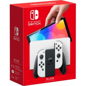 Nintendo Switch 遊戲主機 (OLED款式) 白色 Joy-Con (香港行貨)