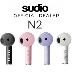 Sudio N2 半入耳式無線藍牙耳機 (下單時請備註顏色: 黑/白/紫/粉紅色)(特價優惠)
